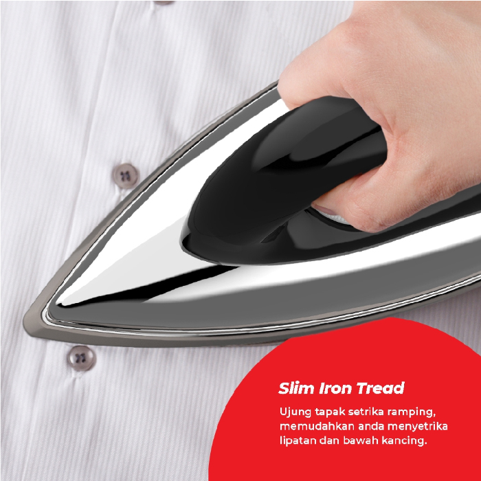 Maspion Setrika Listrik Dry Iron 350 watt - HA380 | HA-380